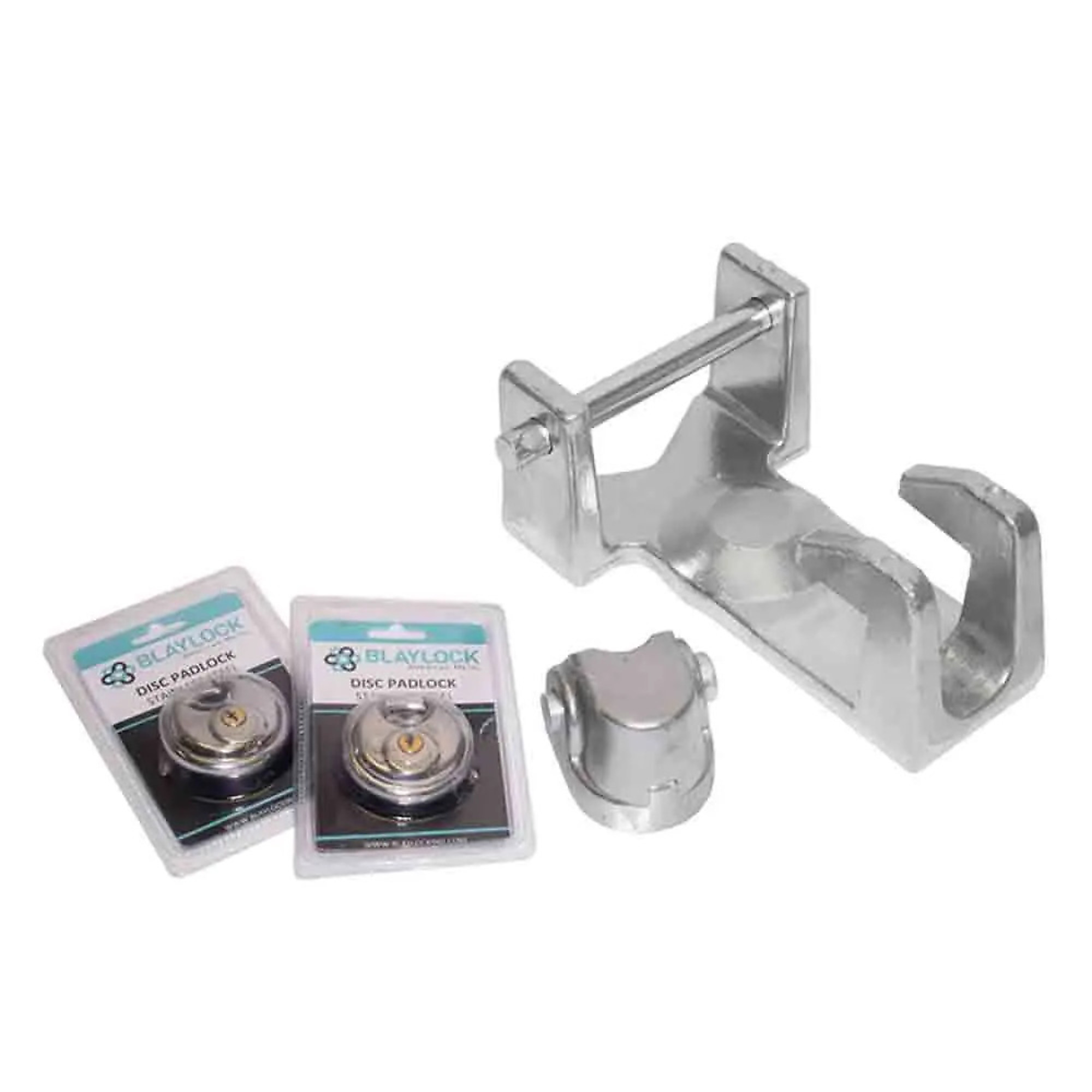Blaylock Gooseneck Coupler Lock — Fits RAM 2-5/16in. Couplers, Aluminum, Includes Gooseneck Lock, Sleeve, Two Padlocks, Model# TL-57